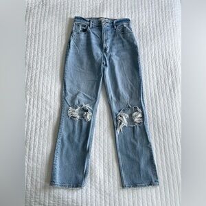 Abercrombie & Fitch 90s Ultra High Rise Straight Jeans